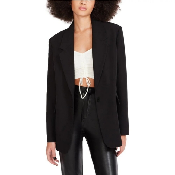 NWT Steve Madden Ladies' Blazer, Black M - Picture 3 of 6